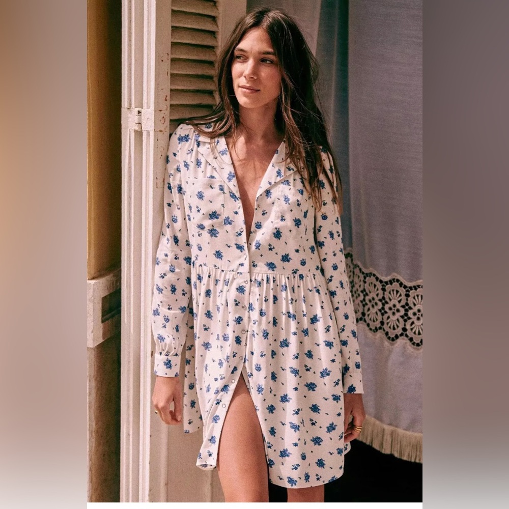 Sezane aurora floral dress